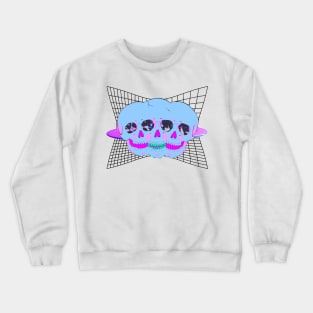 Vaporwave skulls Crewneck Sweatshirt